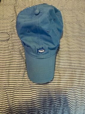 Southern Marsh Sky Blue Hat with Fish Emblem